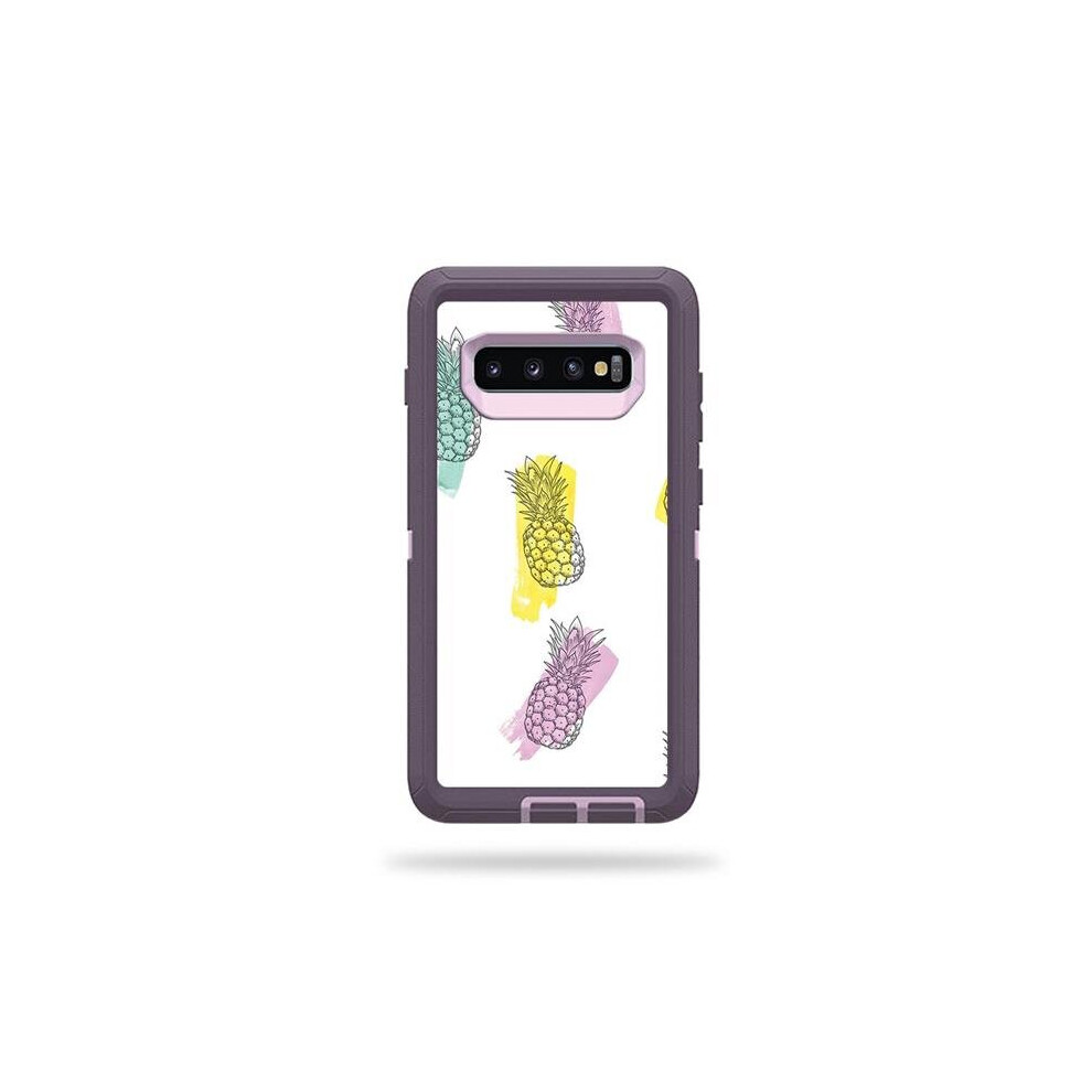 MightySkins OTDESG10-Funky Pineapples Skin for Otterbox Defender Samsung Galaxy S10 - Funky Pineapples-image-OPC-PB2B6Q9-NEW
