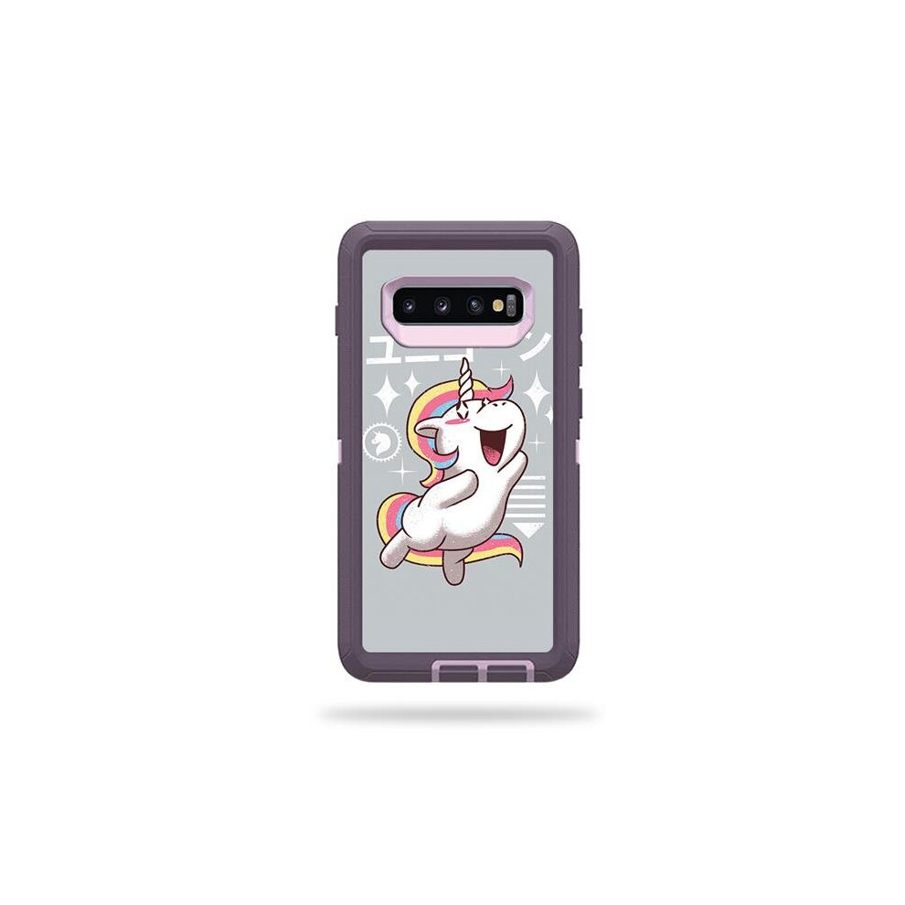 MightySkins OTDESG10-Unicorn Kawaii Skin for Otterbox Defender Samsung Galaxy S10 - Unicorn Kawaii-image-OPC-PB2B6QJ-NEW