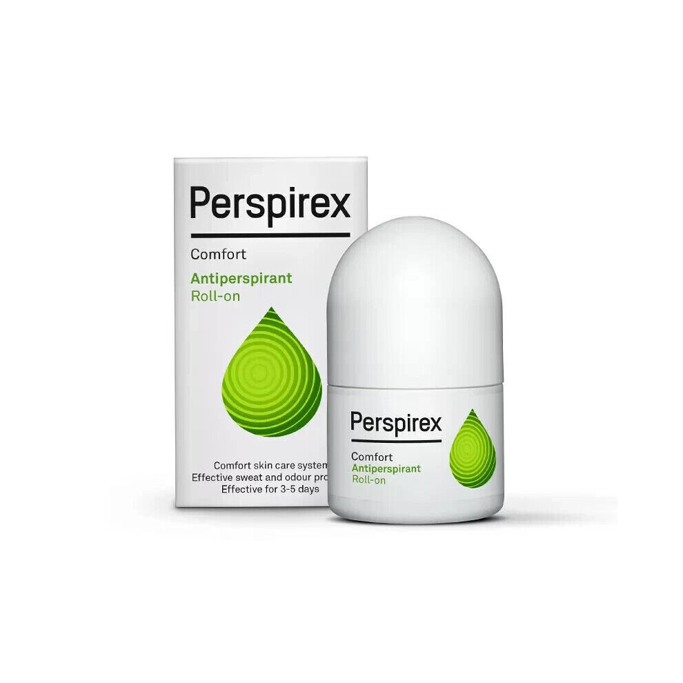 2 x Perspirex Extra Strength Antiperspirant Roll on 20ml | COMFORT