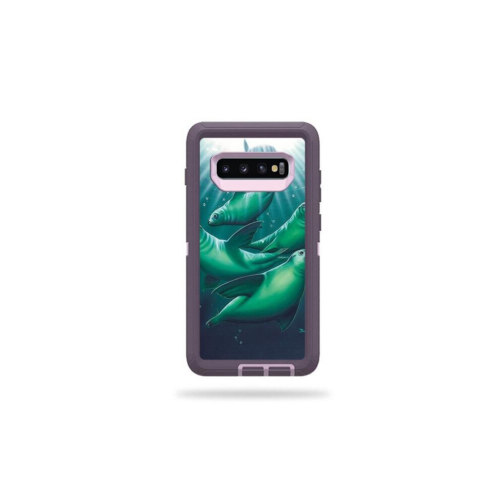 MightySkins OTDESG10PL-Sea Lions Skin for Otterbox Defender Samsung Galaxy S10 Plus - Sea Lions-image-OPC-PB2B786-NEW