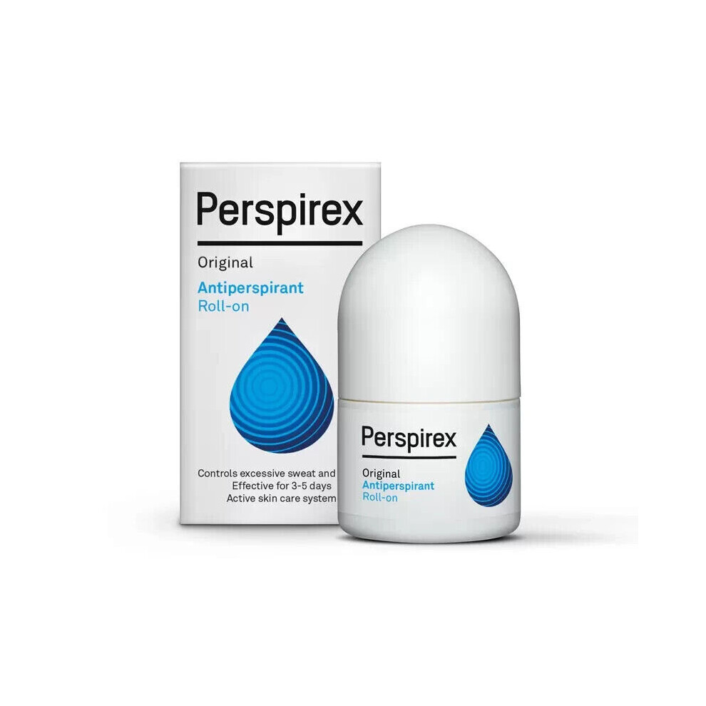 6 X Perspirex Original Antiperspirant Roll-On 20ml