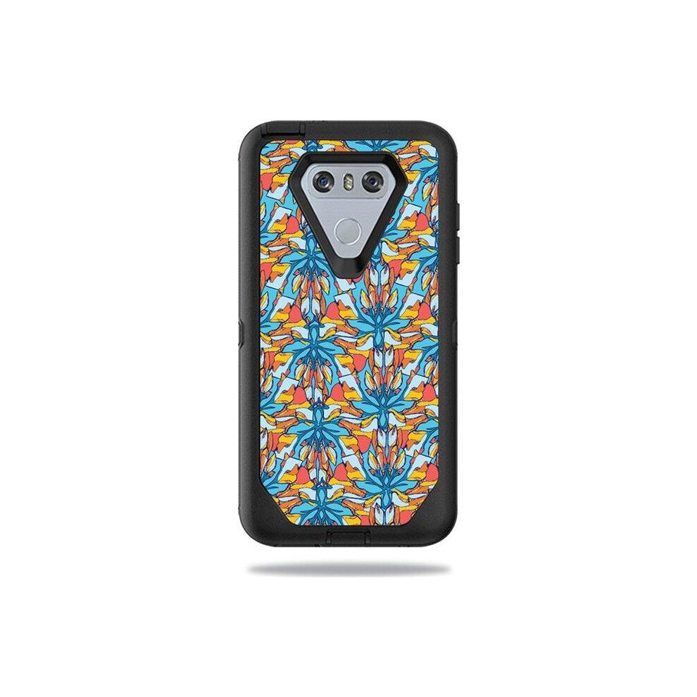 MightySkins OTDLGG6-Sunset Flowers Skin for Otterbox Defender LG G6 Case Wrap Cover Sticker - Sunset Flowers-image-OPC-PB2B79X-NEW