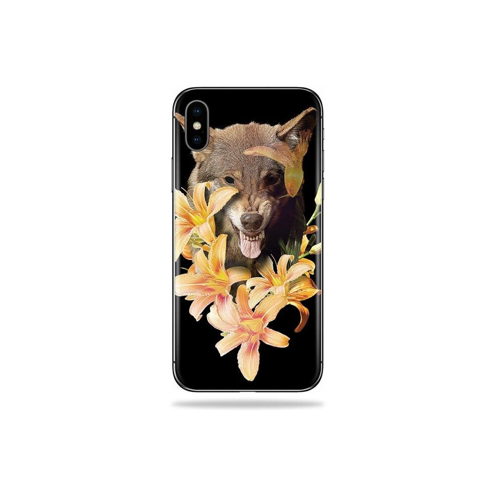 MightySkins APIPHXS-Wolfish Flowers Skin for Apple iPhone XS - Wolfish Flowers-image-OPC-PB2B8JK-NEW