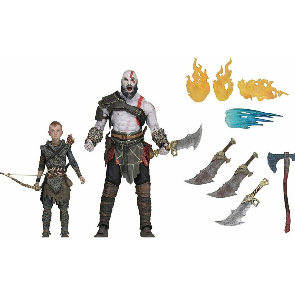 NECA GOD OF WAR -Ultimate Kratos Atreus Action Figure Pack