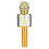 (Gold) Wireless Bluetooth Microphone Karaoke Mic Handheld Speaker Kids Musical Toy 1