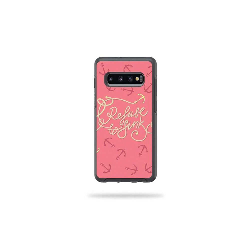 MightySkins OTSYSG10PL-Refuse To Sink Skin for Otterbox Symmetry Samsung Galaxy S10 Plus - Refuse to Sink-image-OPC-PB2BK26-NEW