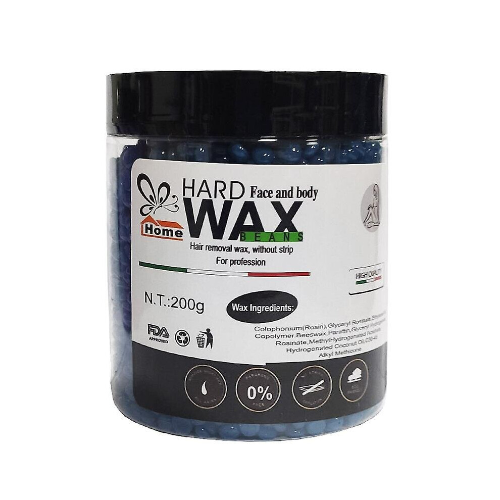 (Chamomile) Hard Wax Beads Hair Removal Wax Beans 200g Depilatory Waxing Kit For Wax Warmer