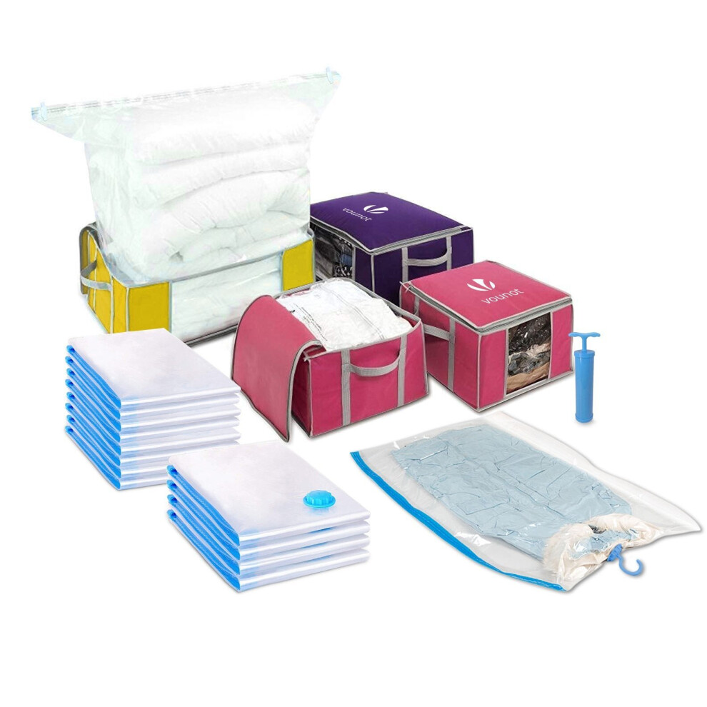‎Vounot Vounot Vacuum Storage Bags For Clothes, Duvets, Pillows, Blankets, Set Of 22 - Image 3