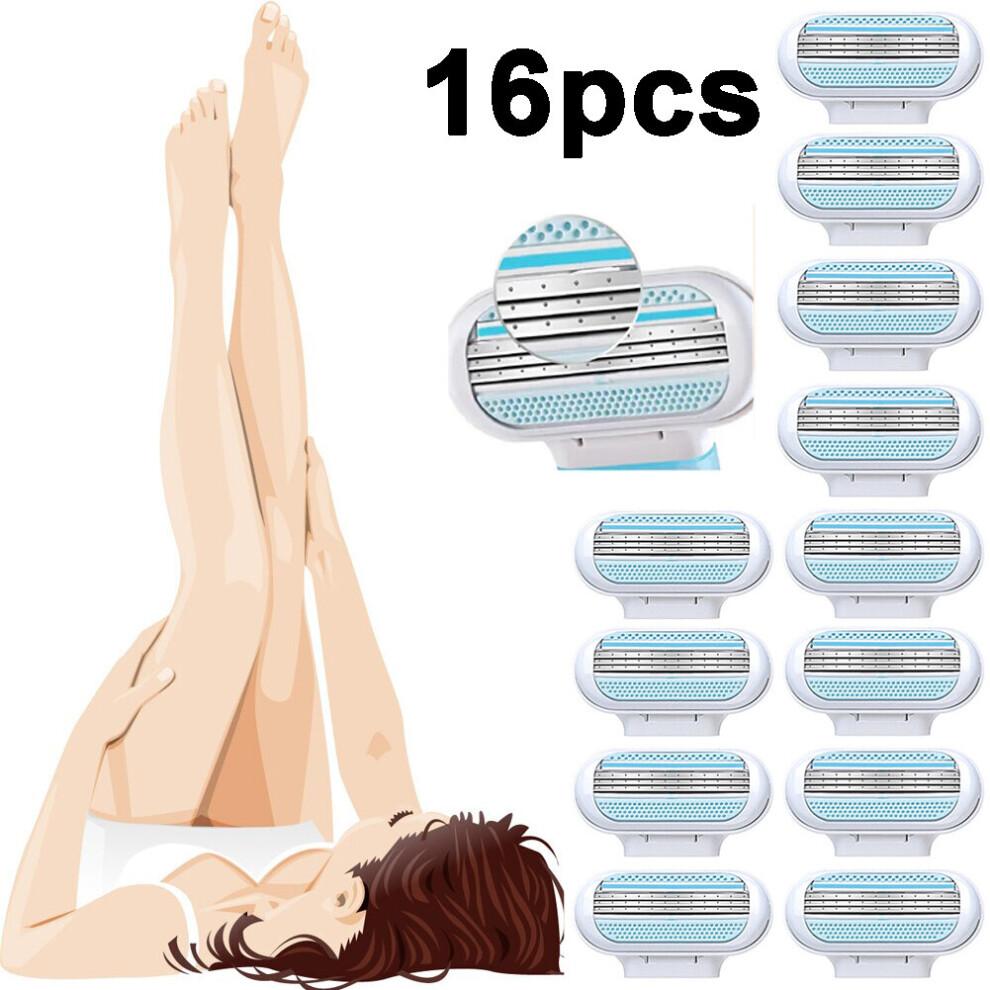 For Venus Women's Replacement Razor 3-Blade Cartridges 16 Pcs Refills