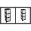 3 Tier Drawer Unit Small Black Storage Desktop Filing Unit A5 Paper 2