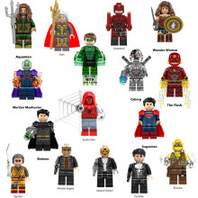 16Pcs Marvel Avengers Super Heroes Mini Figures Thor Dc Set toy for children Fit Lego
