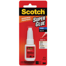 3M Scotch General Purpose Liquid Super Glue W/Precision Applicator 5.3ml