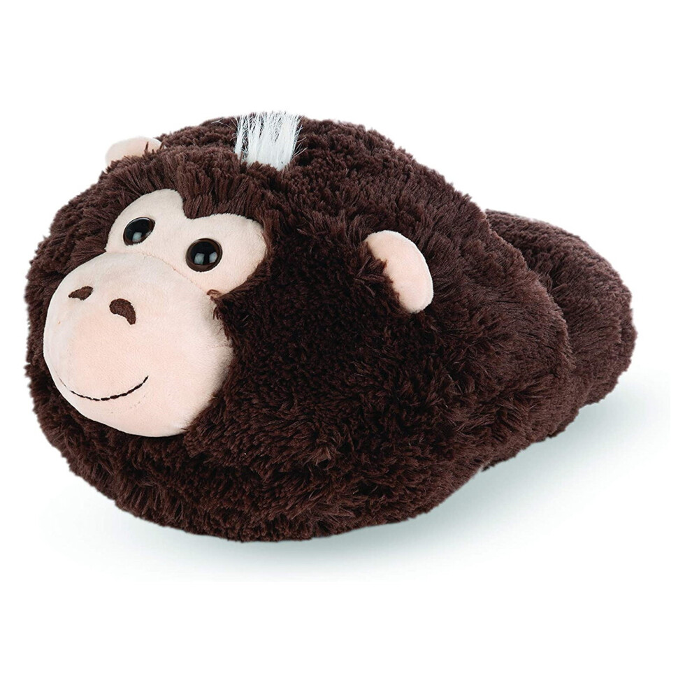 Cozy Noxxiez Plush Gorilla Foot Warmer Kids/Adults Animal Slipper Cuddly Cushion One Size