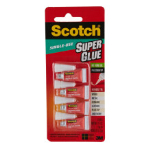 3M Scotch Single-Use Super Glue (4 Pc.)