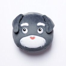 Dog Squad Relaxeazzz Plush Round Travel Pillow & Eye Mask Set - 1 Piece