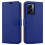 (Blue) For Oppo A77 5G Case Leather Wallet Book Cover 1