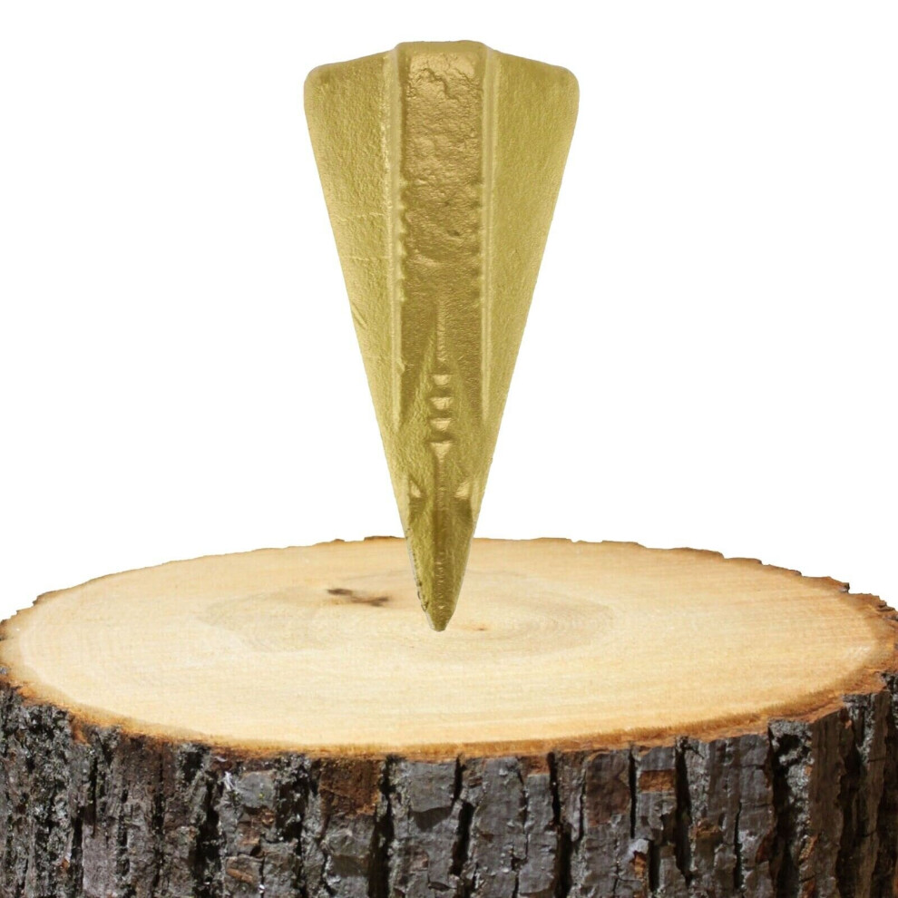 Spares2go Log Splitter Wood Splitting Axe Wedge Maul Fire Timber Spike Bomb (Pack Of 2) Grenade