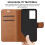 (Blue) For Oppo A77 5G Case Leather Wallet Book Cover 6