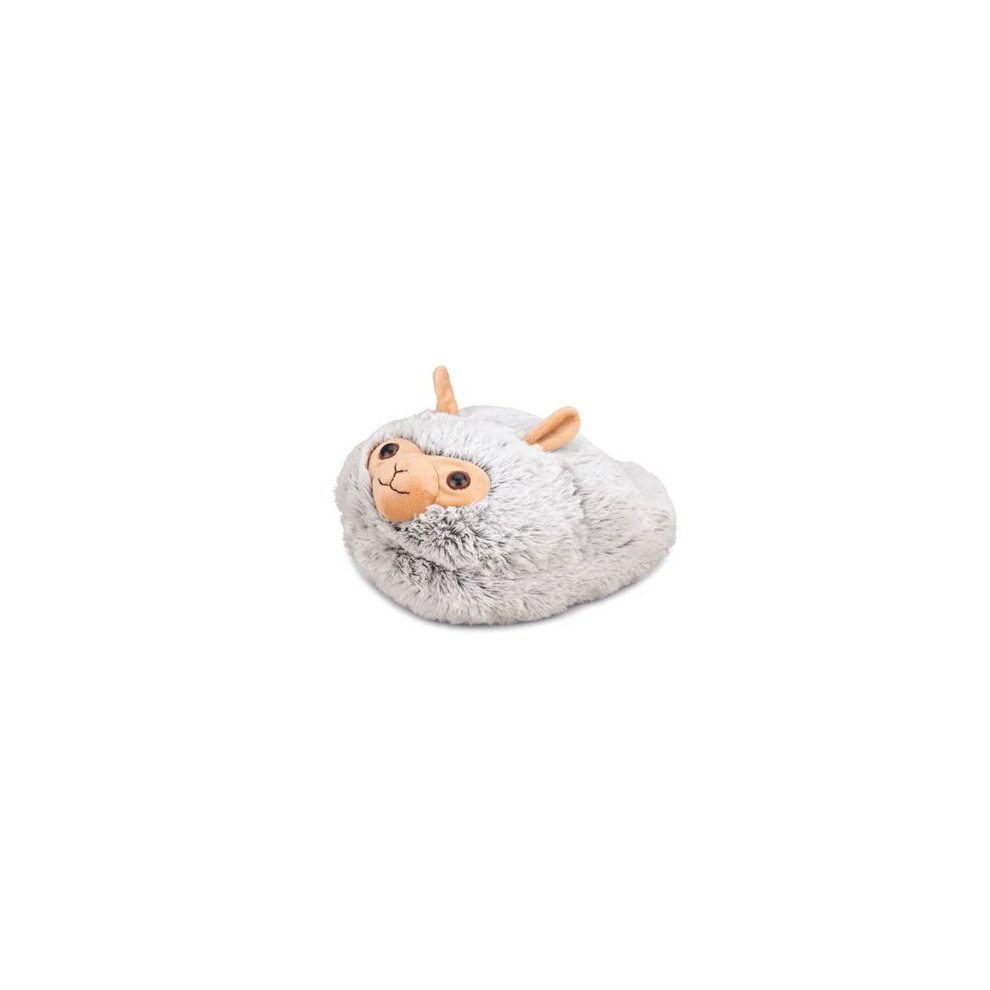 Cozy Noxxiez Plush Alpaca Foot Warmer Kids/Adults Animal Slipper Cuddly Cushion One Size