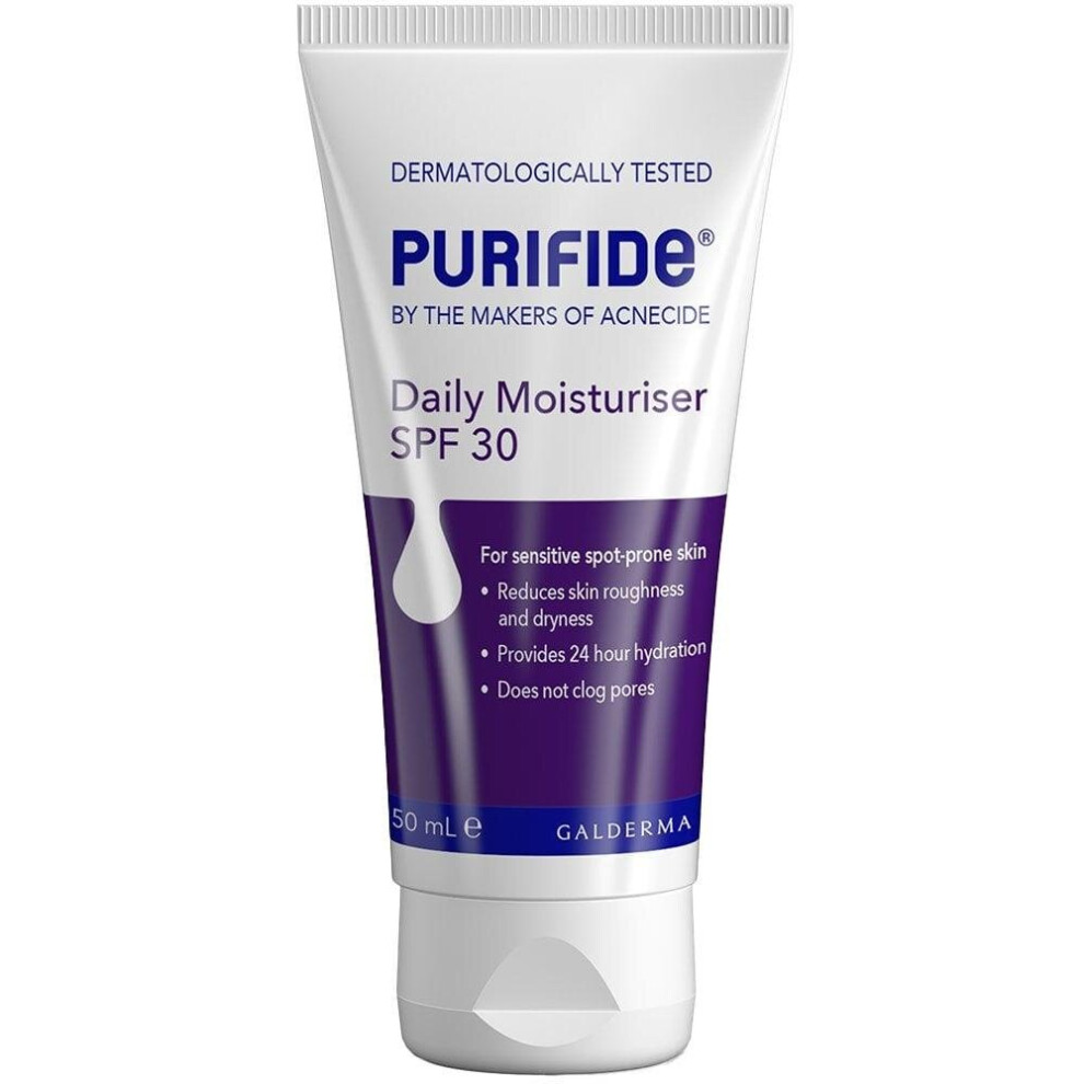 Purifide Acnecide Daily Moisturiser SPF30 50ml