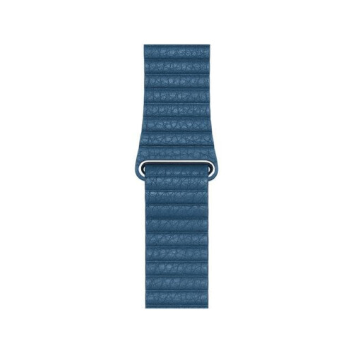 Apple Apple Leather Loop Watch Strap (44mm) - Medium - Cape Cod Blue 2