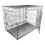 HugglePets (Silver, Medium) HugglePets Dog Cage with Metal Tray 3