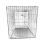 HugglePets (Silver, Medium) HugglePets Dog Cage with Metal Tray 5