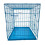 HugglePets (Blue, Medium) HugglePets Dog Cage with Metal Tray 2