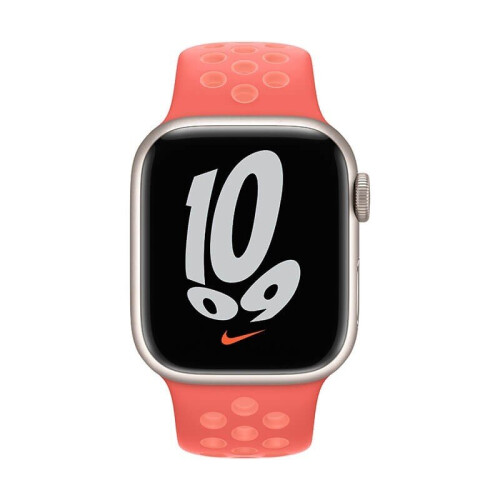 Apple Apple Nike Sport Band Strap (45mm) - Magic Ember/Crimson Bliss 1