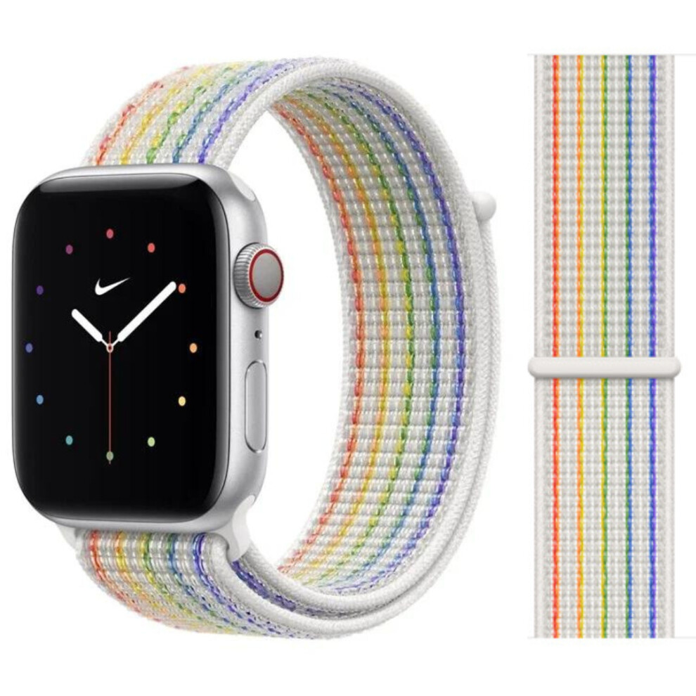 Apple Nike Sport Loop Strap (44mm) - Pride Edition - MJWP3ZM/A