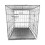 HugglePets (Silver, Medium) HugglePets Dog Cage with Metal Tray 7