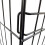 HugglePets (Black, Medium) HugglePets Dog Cage with Metal Tray 7