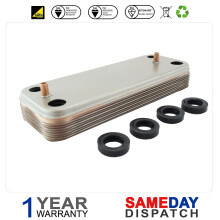 Baxi Combi Maxflue Boiler Hot Water Heat Exchanger 248047 - Refurbished