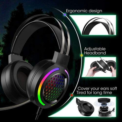 Black Mamba Mamba Gaming Headset Headphones for PS4,Xbox, PC,Mac,iPad 2