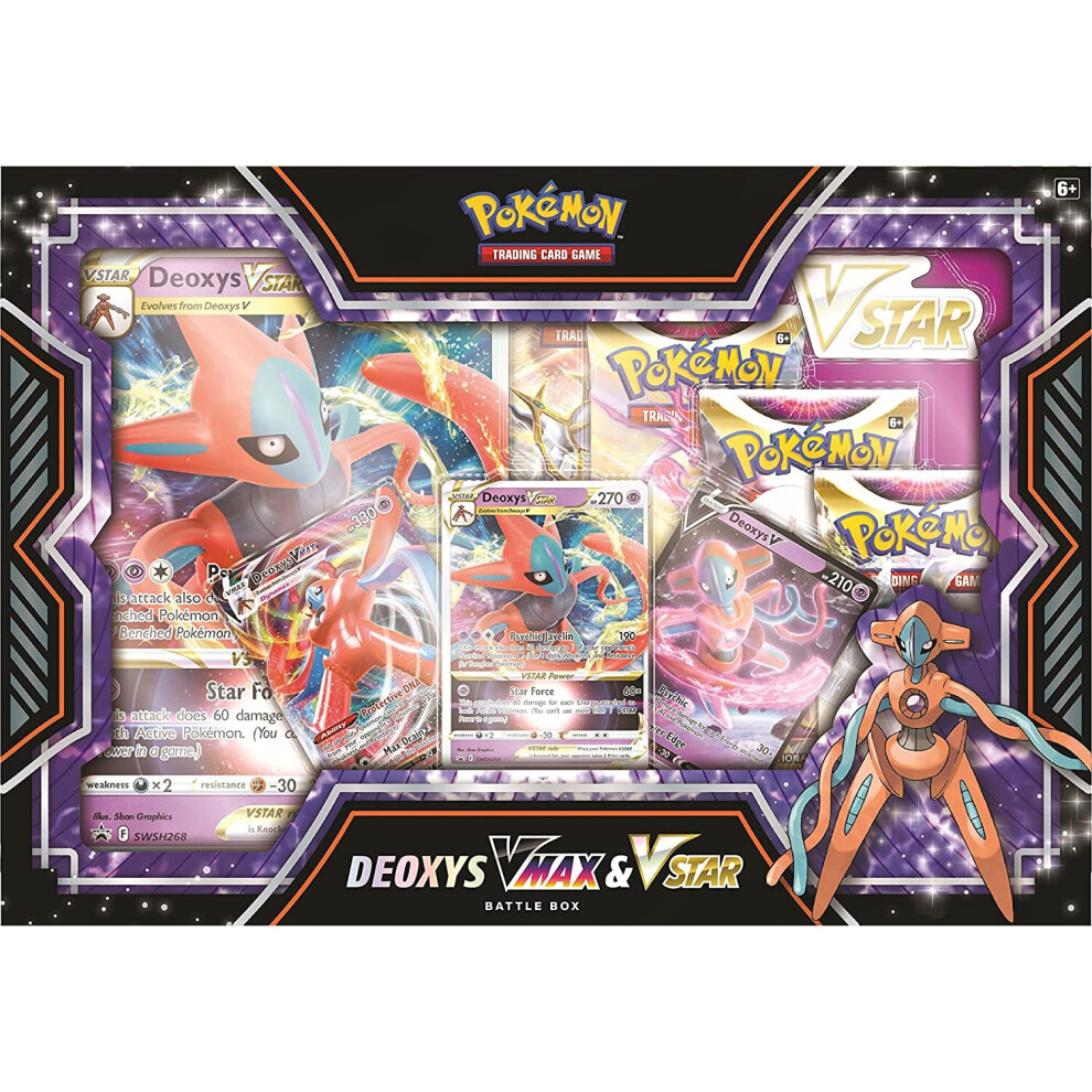 Pokemon Tcg: Deoxys/Zeraora Vmax & Vstar Battle Box One Supplied