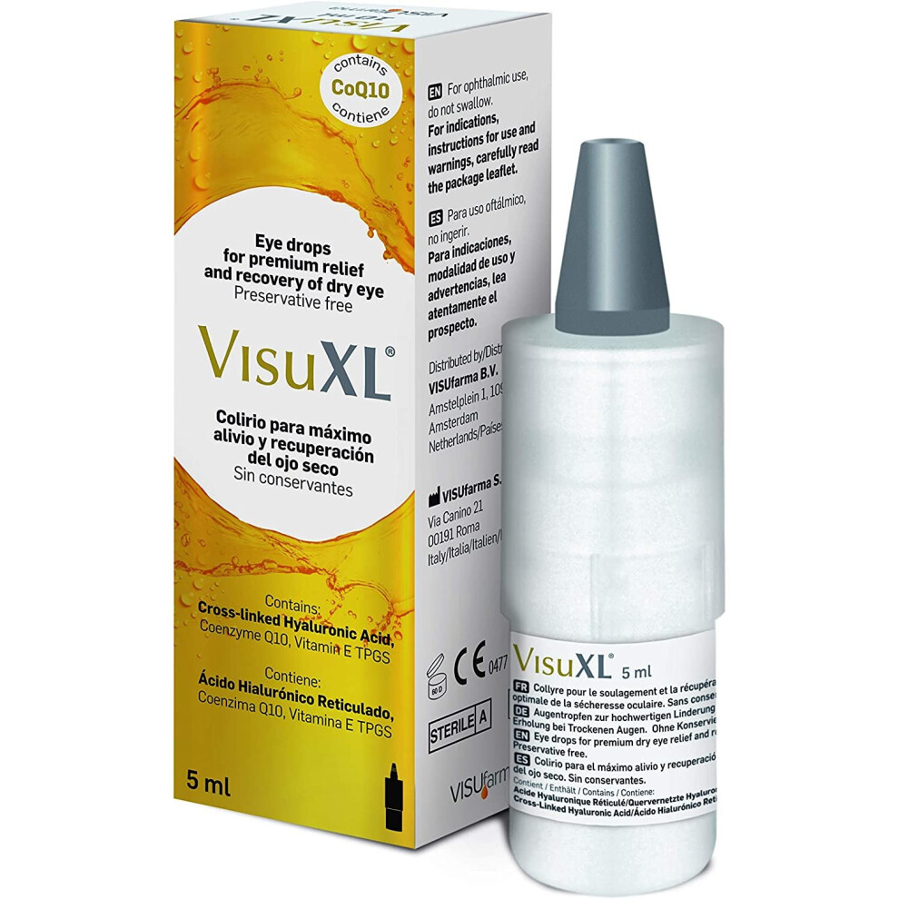 Dry Eye Drops - VisuXL Eye Drops 5ml x3 Pack