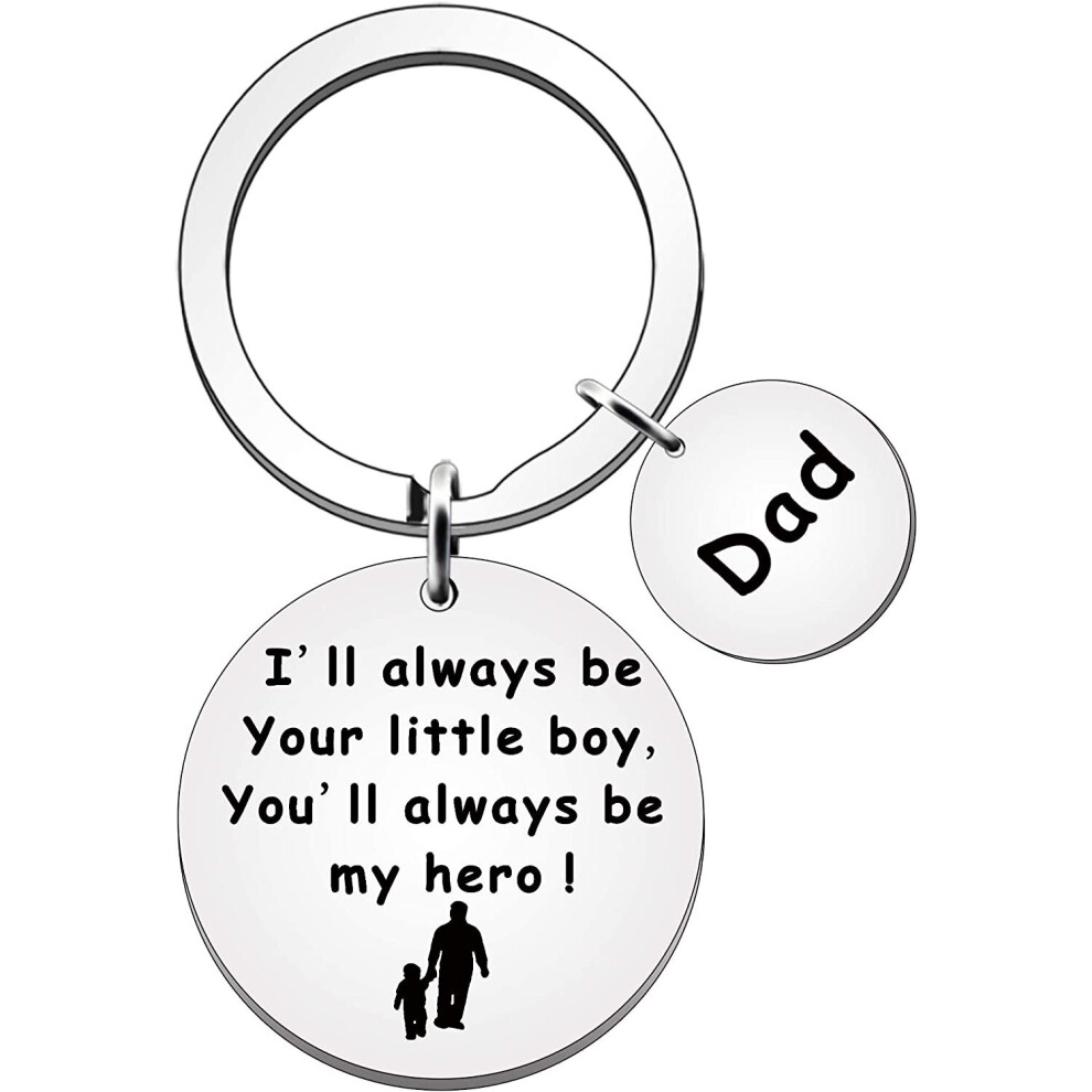 JETTOP Dad Gifts Keyring Dad Birthday Gifts Fathers Day from Son Personalized Present for Dad Christmas Gift