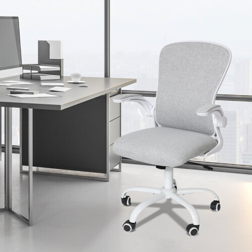 ELECWISH (Grey) Ergonomic Office Chair Computer Desk Task Seat 1