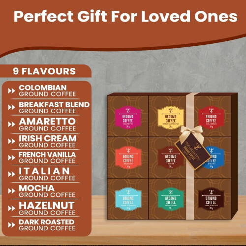 Gourmet Ground Coffee Selection Of 9 Assorted Flavours 2
