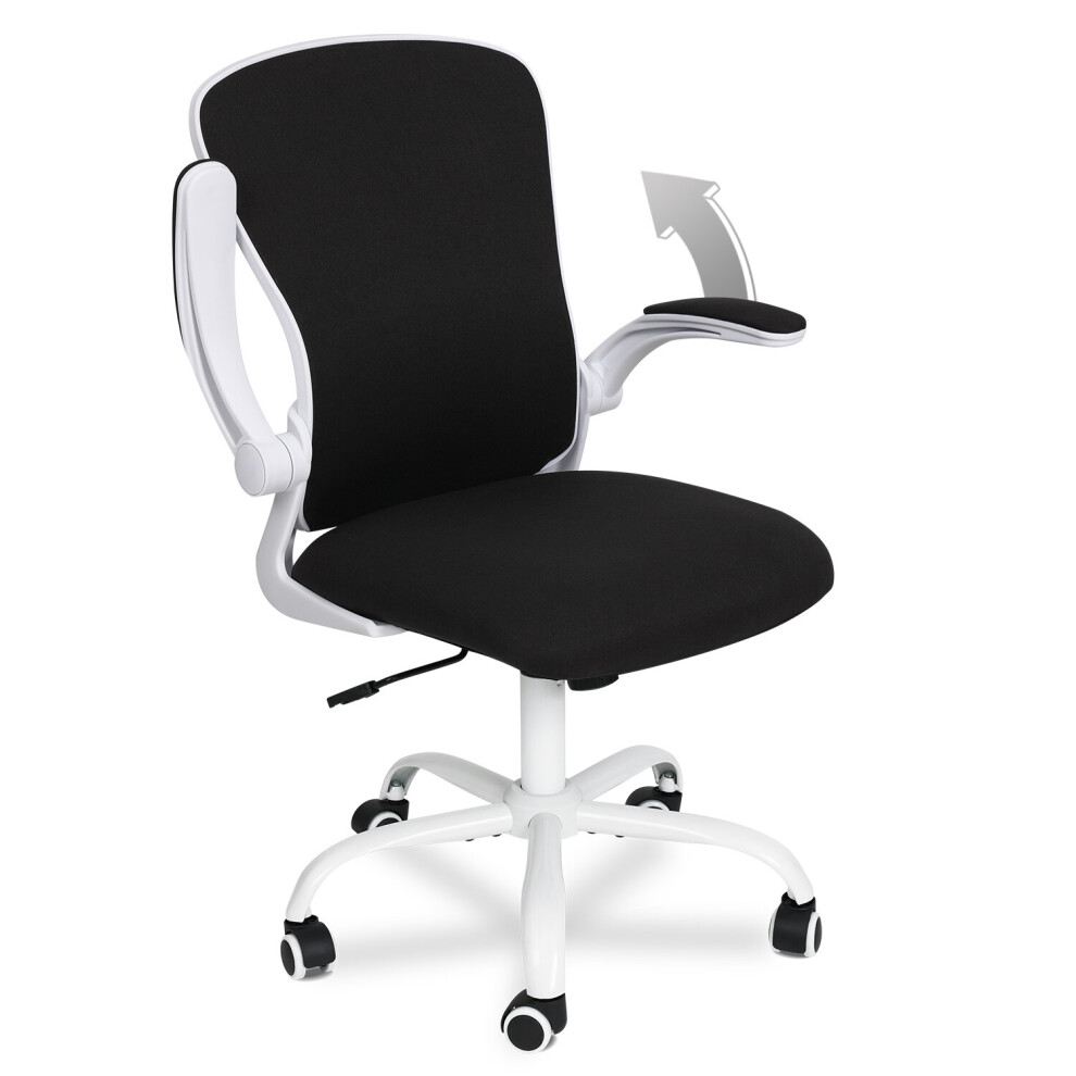 (Black) Ergonomic Office Chair Computer Desk Task Seat