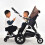 Universal Buggy Stroller Step Board Stand Toddler Connector Wheeled Pushchair 3