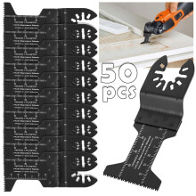 50pcs Oscillating Saw Blades Set Multi Tool Carbide Blade Wood Metal