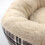 Small Dog bed with Orthopaedic Fleece Lining in Jute Plaid Actiaspet 4
