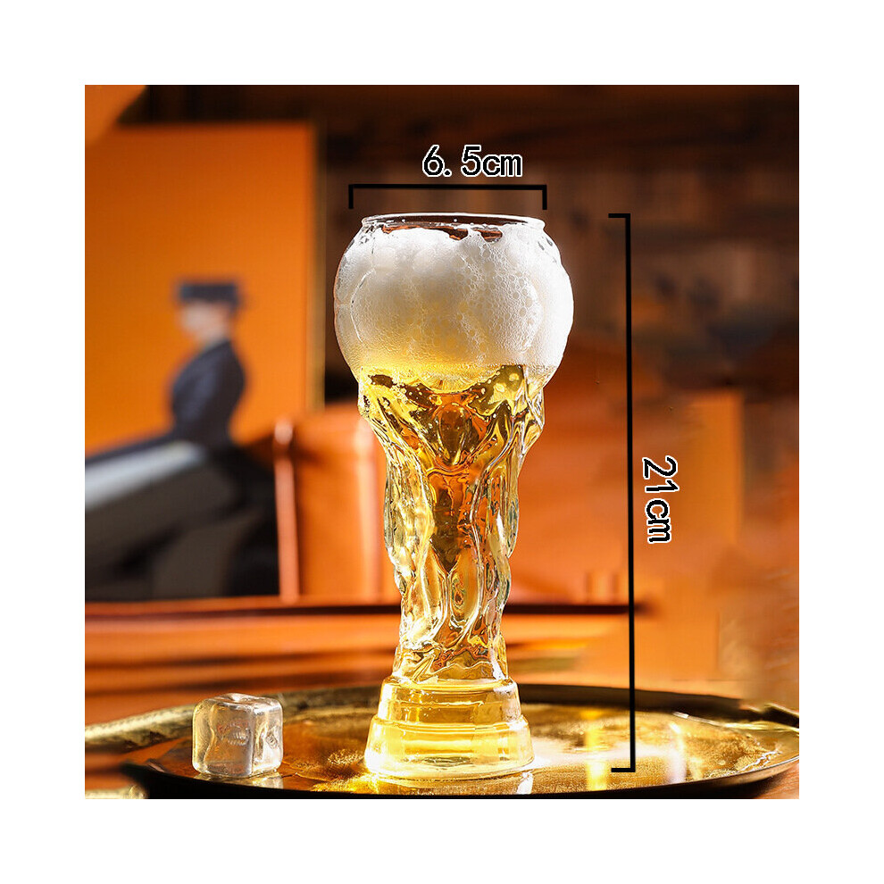 (Football 600ml ) World Cup Hercules Football Cup Family Bar Glass Beer Cup