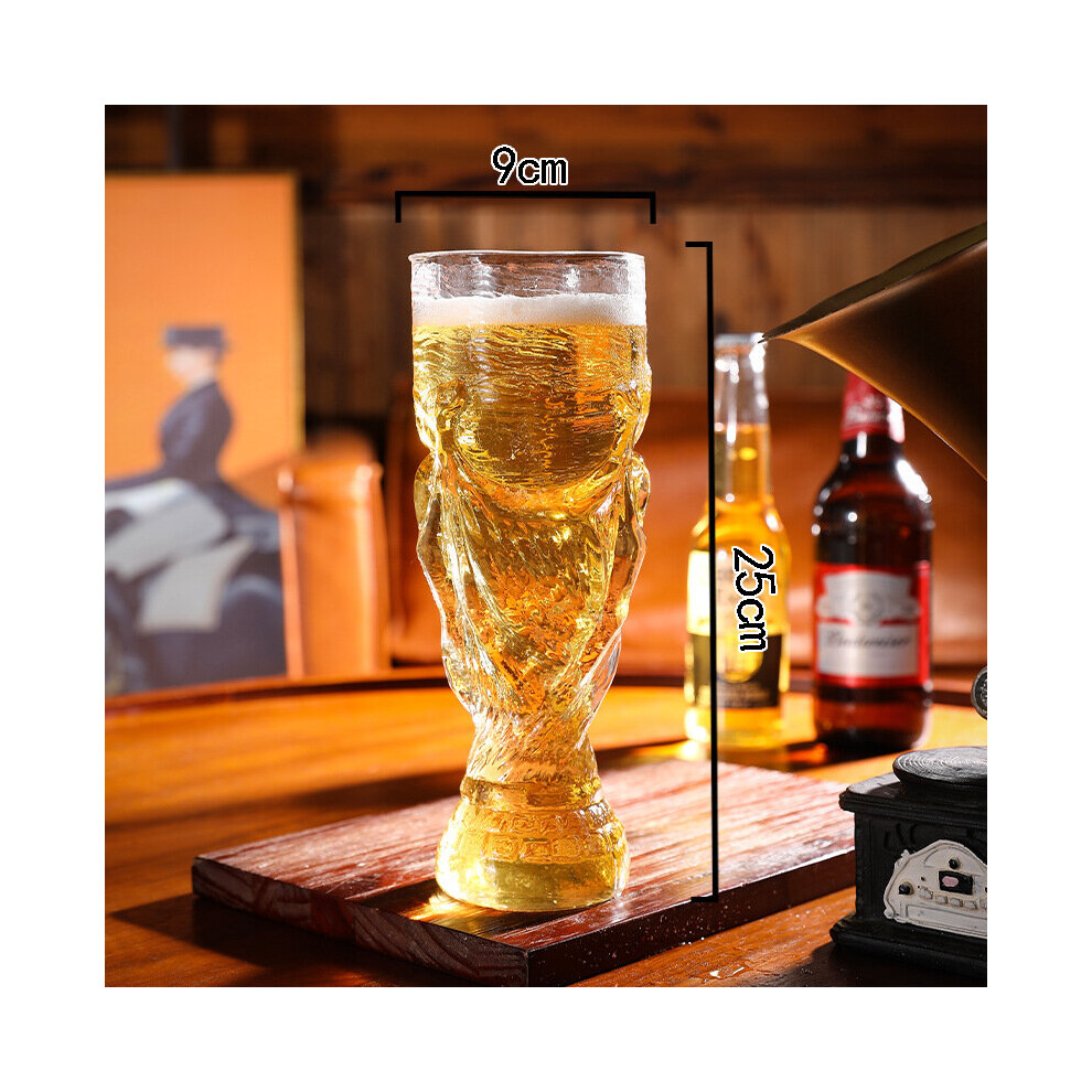 (Hercules 850ml) World Cup Hercules Football Cup Family Bar Glass Beer Cup