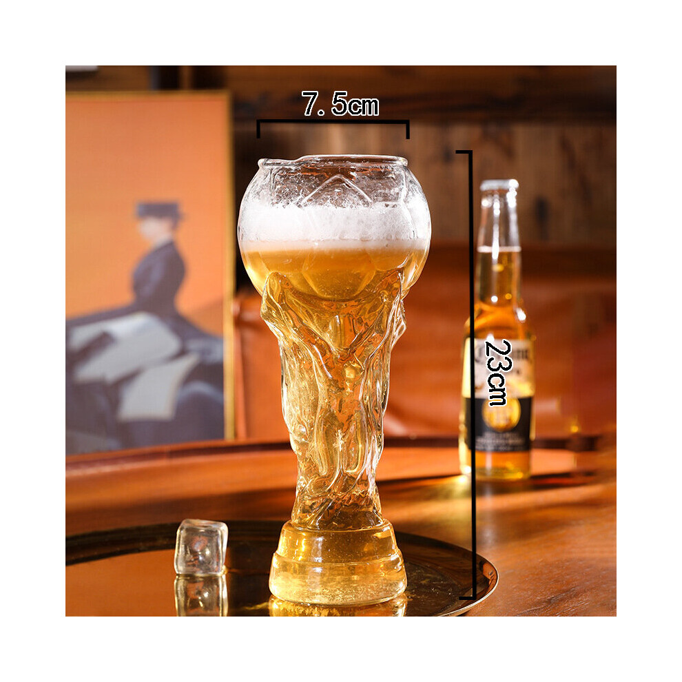 (Football 800ml) World Cup Hercules Football Cup Family Bar Glass Beer Cup