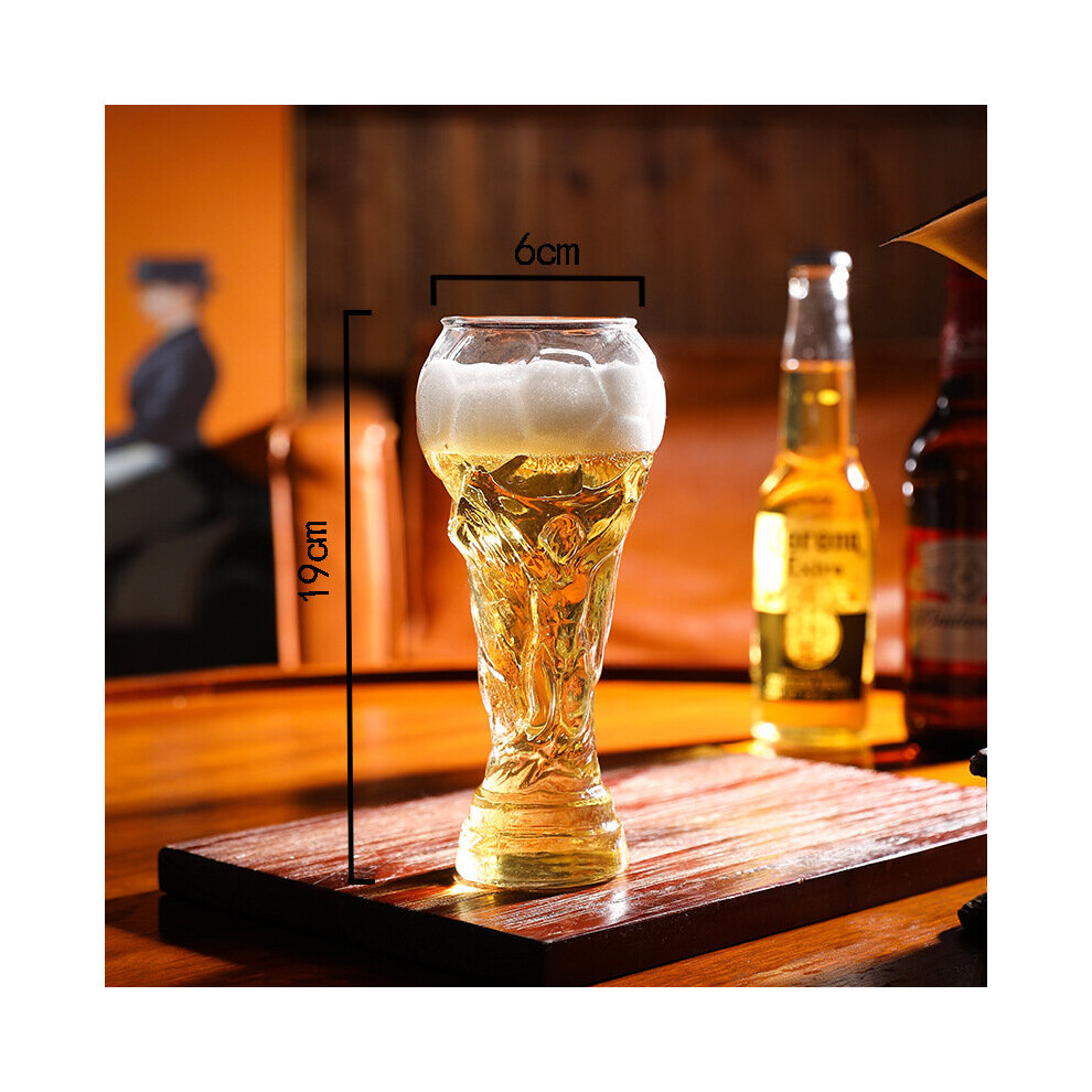 (Football 450ml ) World Cup Hercules Football Cup Family Bar Glass Beer Cup