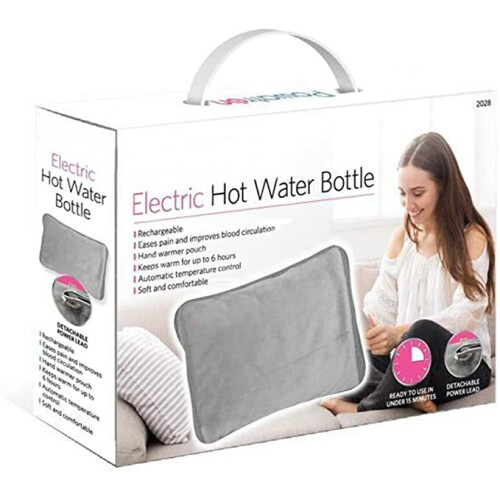 Rechargeable Electric Hot Water Bottle | Grey