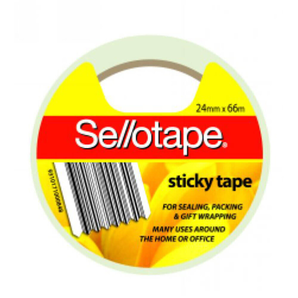 Sellotape Sticky Tape 24Mmx66m (Clear) 9310171000848