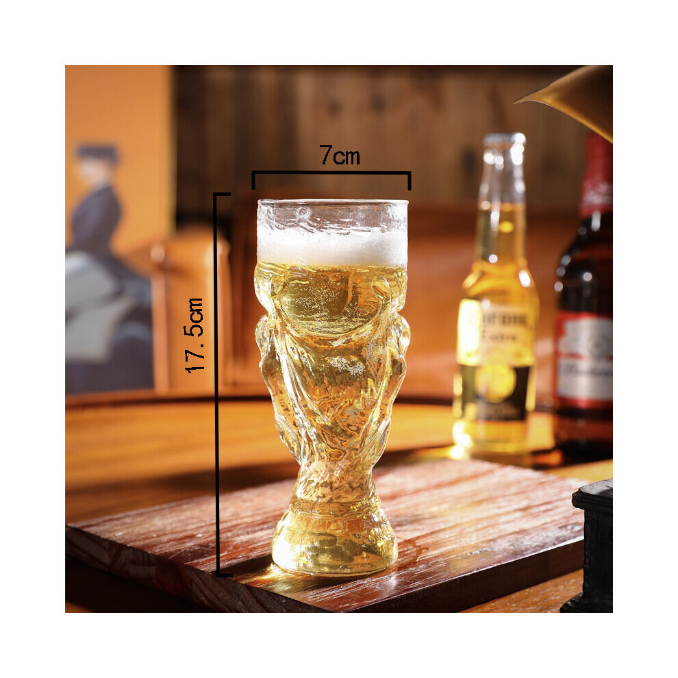 (Hercules 350ml ) World Cup Hercules Football Cup Family Bar Glass Beer Cup